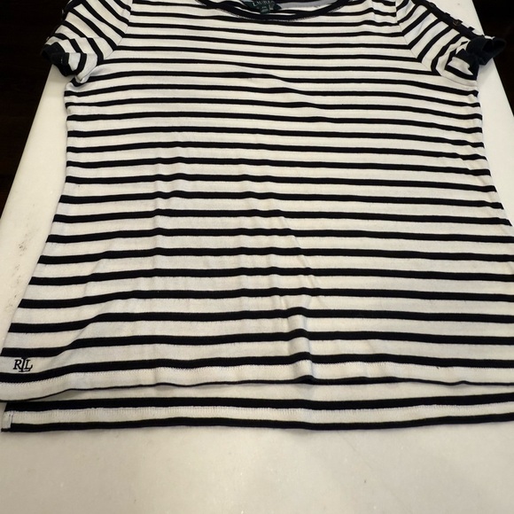 Lauren Ralph Lauren LOT Of 2 Women’s Tops 1 Navy 2X, 1 Black & White XXL - Picture 9 of 16